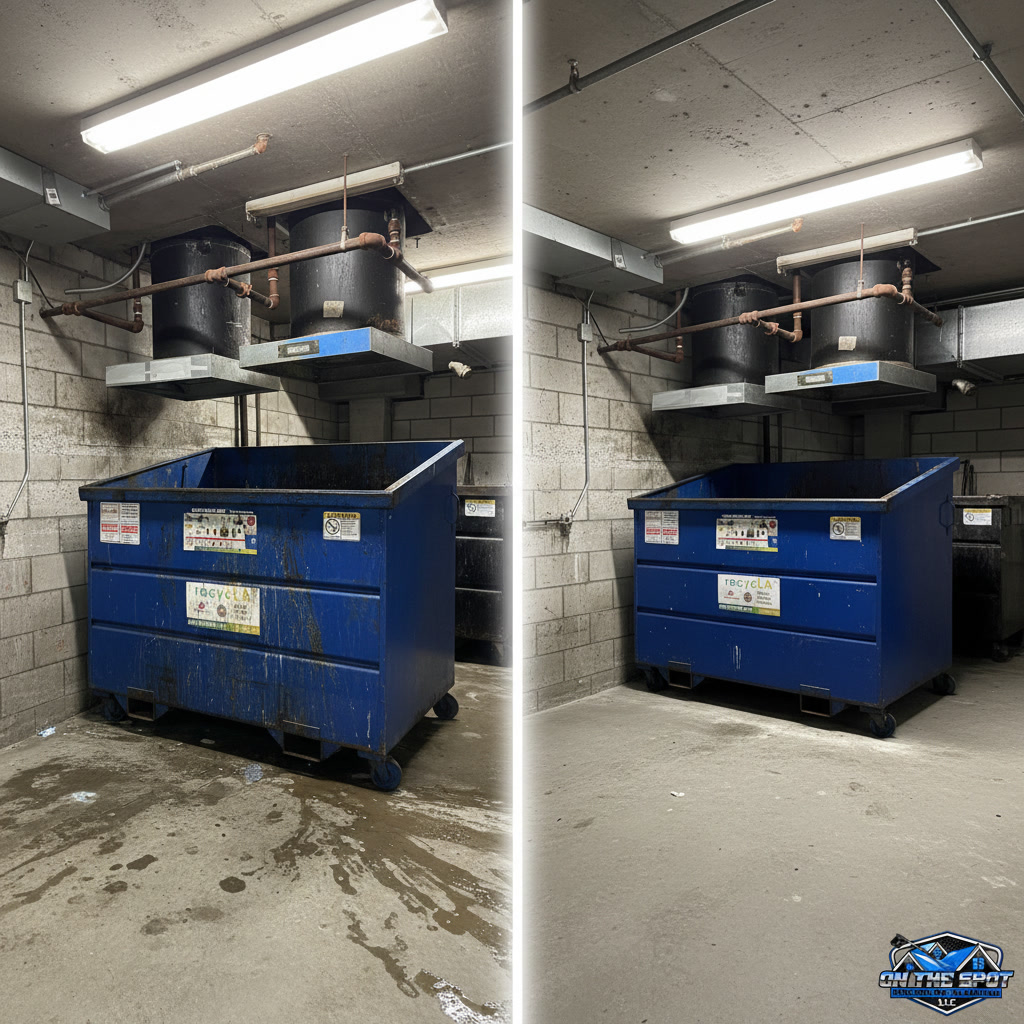 Garbage Chute Steam Cleaning