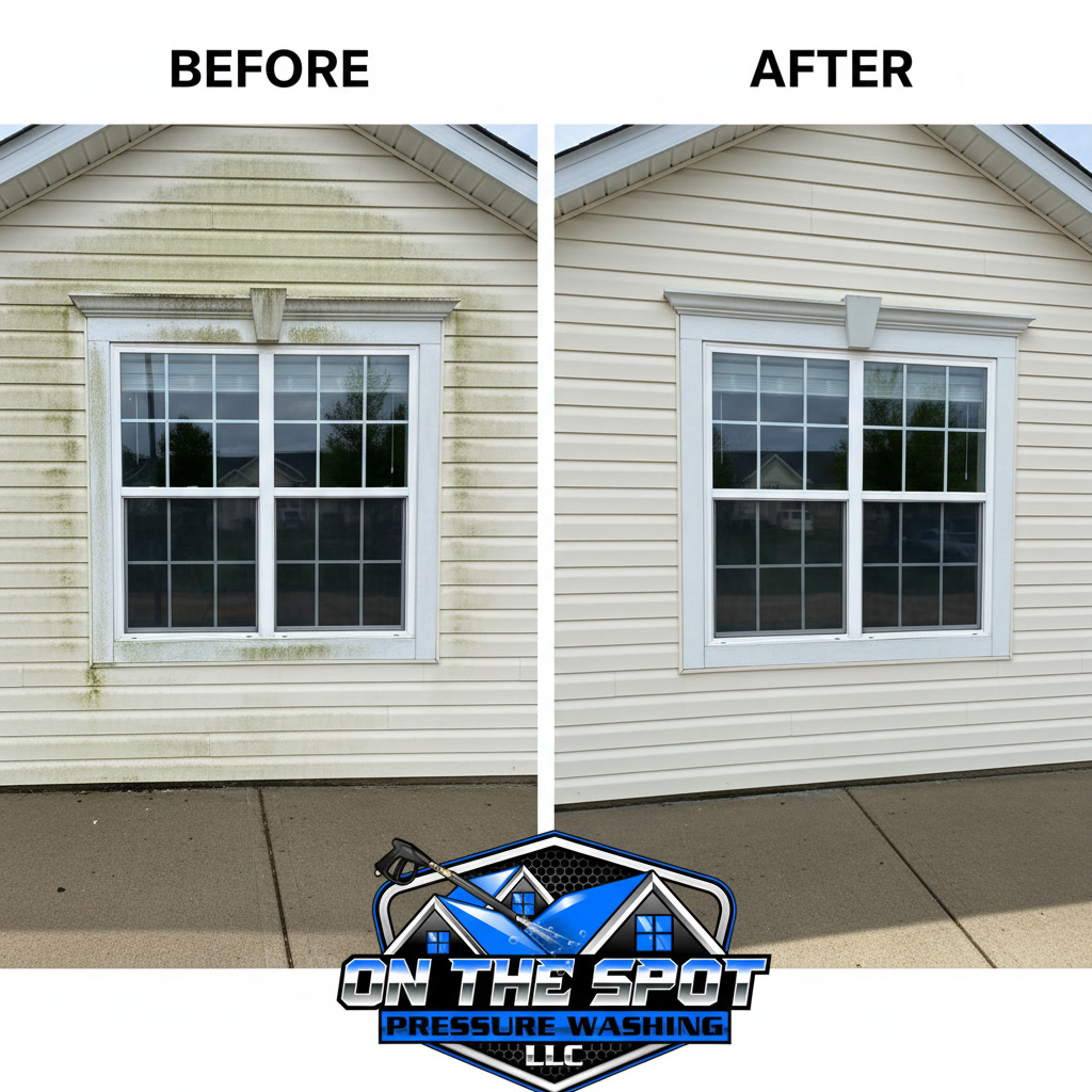 Daycare Siding Before and After