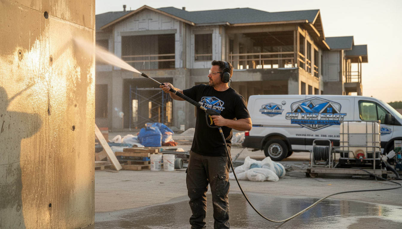 Post-Construction Exterior Power Washing